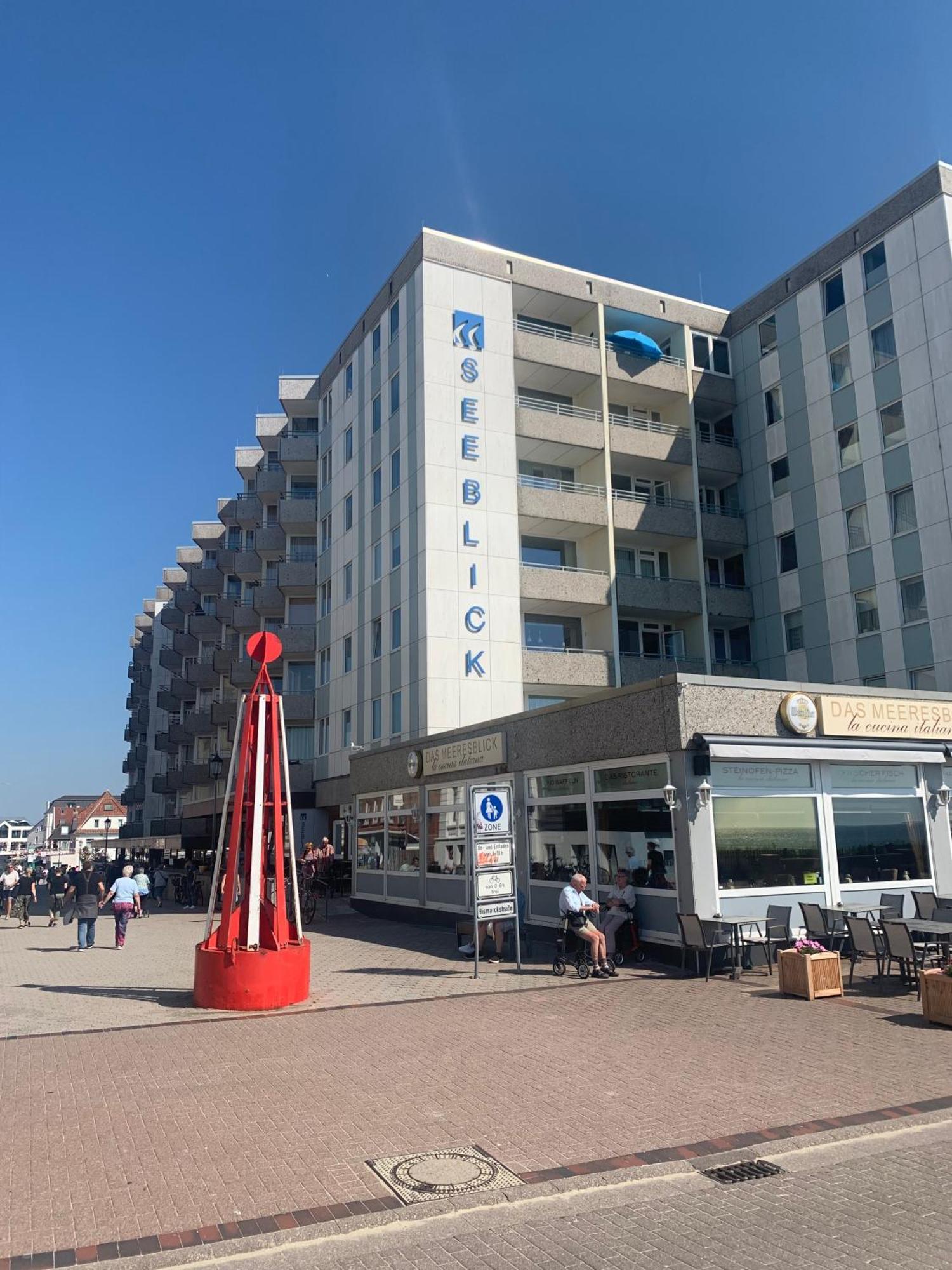 Strandblick Im Haus Seeblick Bismarckstrasse Borkum Eksteriør bilde