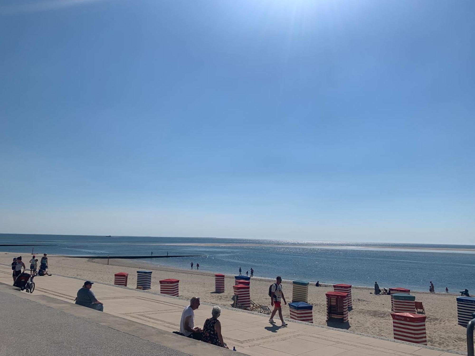 Strandblick Im Haus Seeblick Bismarckstrasse Borkum Eksteriør bilde